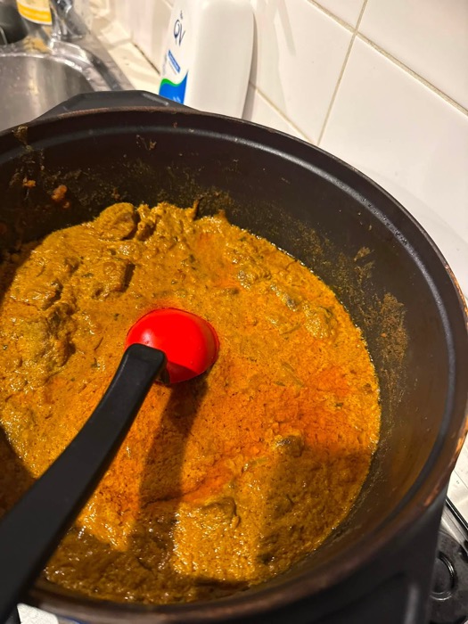Pumpkin & lentil dhal