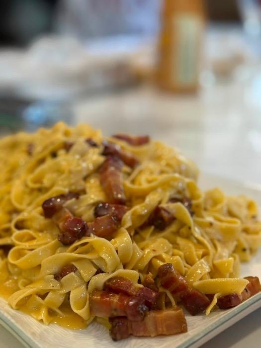 Tagliatelle carbonara